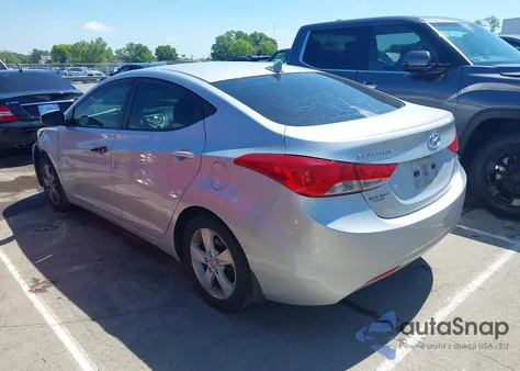 2012 Hyundai Elantra Gls from USA, damaged, VIN 5NPDH4AE1CH148547